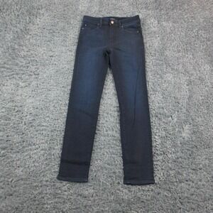 Fidelity Jeans Womens 26 Blue Sola Regal Skinny Mid Rise Denim Stretch 26x28*